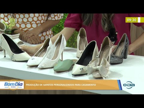 Estilista apresenta sapatos personalizados para casamentos 30 09 2021