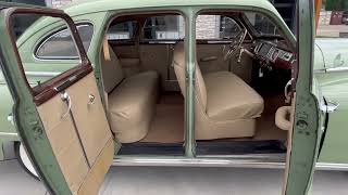 1948 Dodge D-24 Custom Four-Door Sedan Interior Tour 1