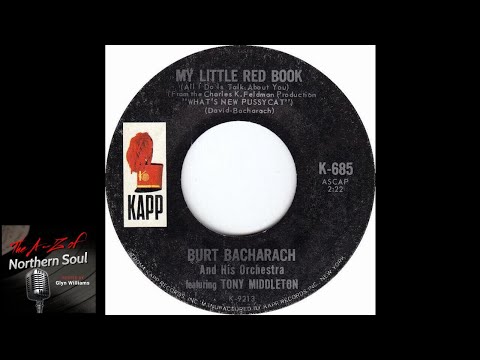 Northern Soul - Burt Bacharach & Tony Middleton - My Little Red Book - 1965