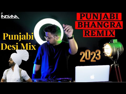DJ Indiana- Punjabi Bhangra Remix 2023| Punjabi Desi Mix| Dhol Beat| Punjabi bhangra playlist 2023