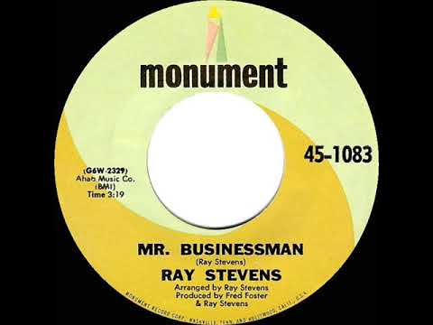 1968 HITS ARCHIVE: Mr. Businessman - Ray Stevens (mono 45)