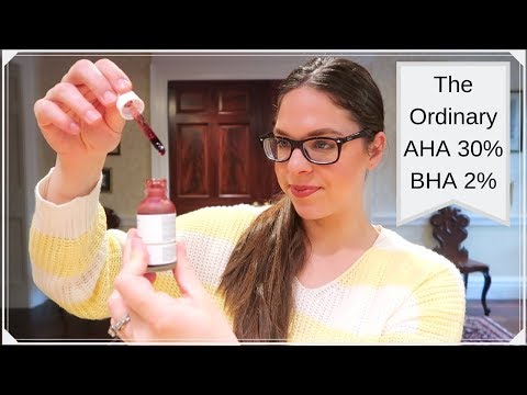 Is The #ORDINARY BHA AHA PEELING SOLUTION Worth It? 1 Month Test! Instructions for use + Benefits Video