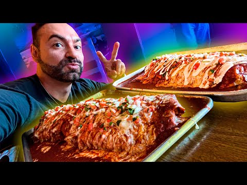 BLOWING AMERICANS! DOUBLE BURRITO CHALLENGE! *6KG*