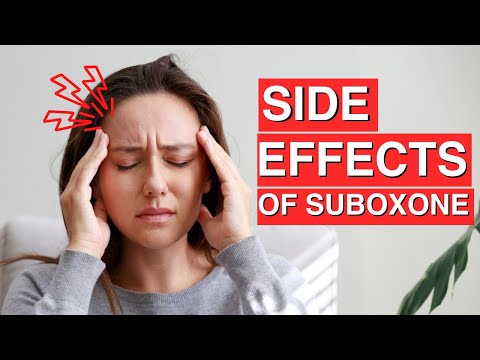 What Are the Negative Side Effects of Suboxone
