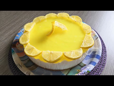 CHEESECAKE AL LIMONE🍋🍋🍋 (ricetta completa) adatta per l'estate.