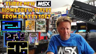 New MSX Homebrew Games Logic, Shyre & Space Cat Pickup & Play Feb 2024