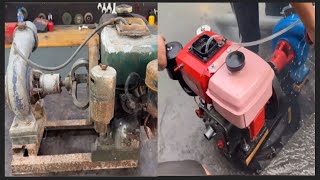 Antique Water Pump For $100-- Restored Antique Diesel Engine