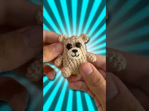 Fiz um URSINHO de Crochê que ESTRALA! (tic-tac)