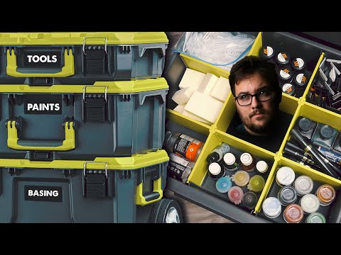 How to store your Warhammer paints & tools