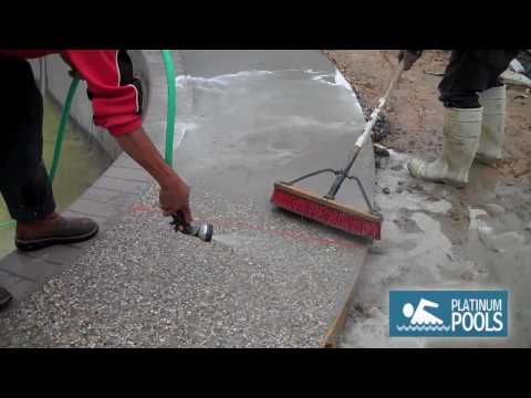 Platinum Pools - Making Pea Gravel