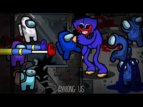 Among Us Zombie Ep 74 Huggy Wuggy & Poppy Playtime - Animation