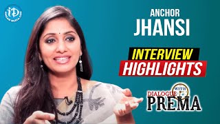Anchor Jhansi Exclusive Interview Highlights | Dialogue With Prema