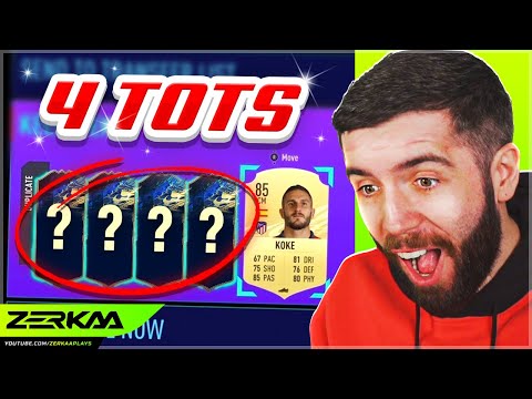 4 TOTS PLAYERS IN 1 PACK! (FIFA 21 Pack Opening)