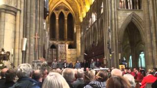 Port Isaac&#39;s Fisherman&#39;s Friends singing at Truro Cathedral 2015