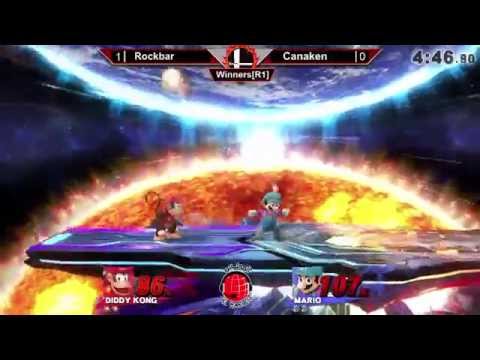 SSB4 S5 @ AlMajlis 30/10: Rockbar (Diddy Kong) Vs Canaken (Mario) - WR1