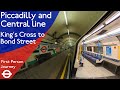 London Underground First Person Journey King S Cross To Bond Street Via Holborn