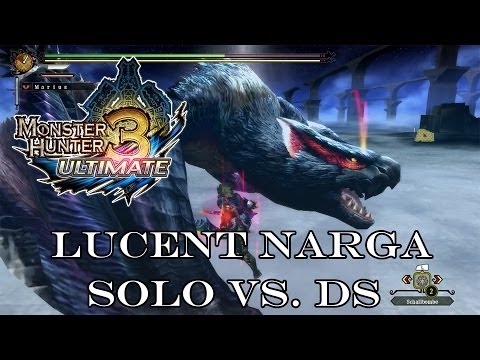 『MH3U | MH3G』[G-Rank★★★] Lucent Nargacuga (Solo/Dual Sword) 9:17
