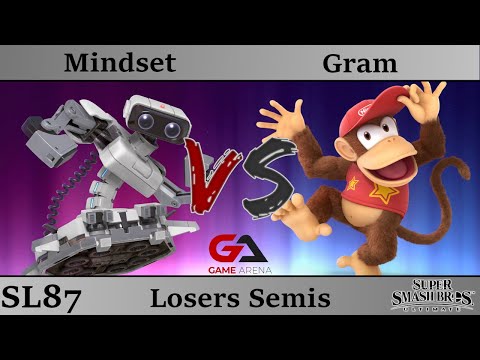 SmashLAN'D 87 - Losers Semis: AF | GA | Mindset (ROB) vs Gram (Diddy Kong)