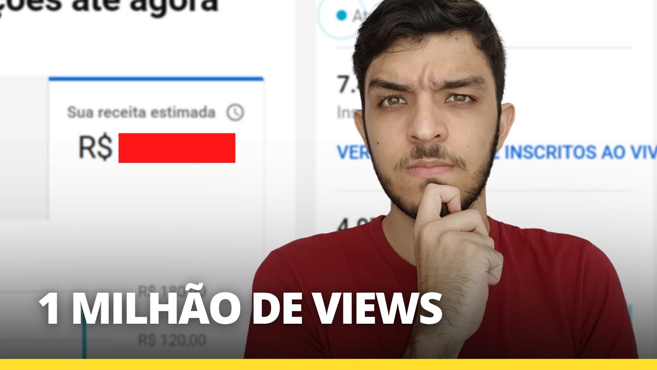 1 milhão de views youtube: quanto ganha? revelei!