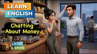 Learn English Conversation Speaking Practice: Chat About Money, Budgets, Expenses & Savings