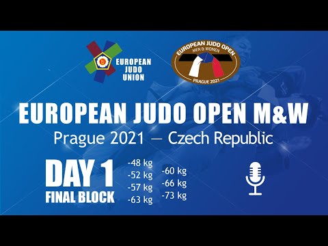 European Judo Open - Prague 2021 - Day 1 FINALS - Commentated