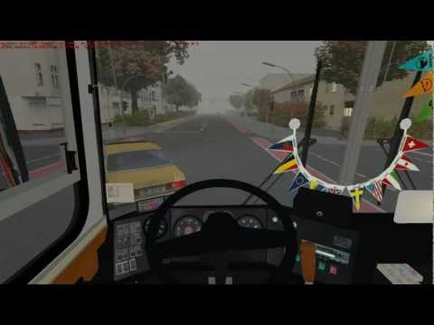 Ikarus 250.93 SSB Linie 74 line 74 ZOB Steig 5 - Bernhausen Steig 1