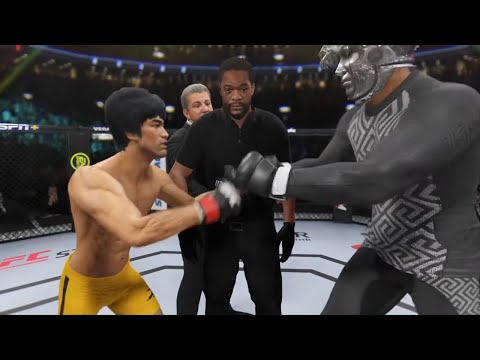 UFC 4 - Bruce Lee vs. Grey Gladiator - Dragon Fights 🐉