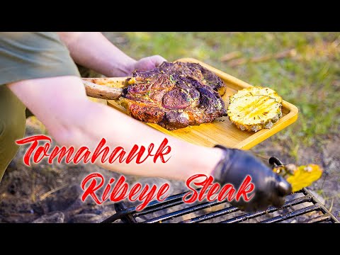TOMAHAWK RIBEYE STEAK - NOMADIC CUISINE. MONGOLIA