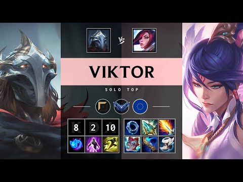 Viktor Top vs Fiora - EUW Diamond Patch 25.14