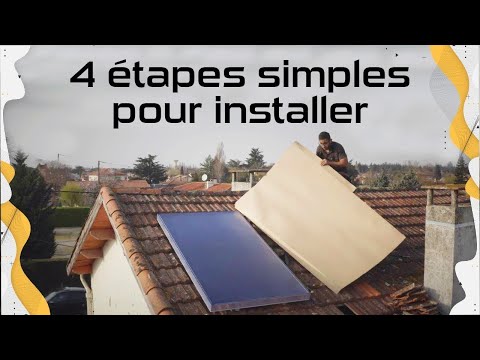 4 étapes pour installer un chauffe-eau solaire en boucle fermée pressurisée