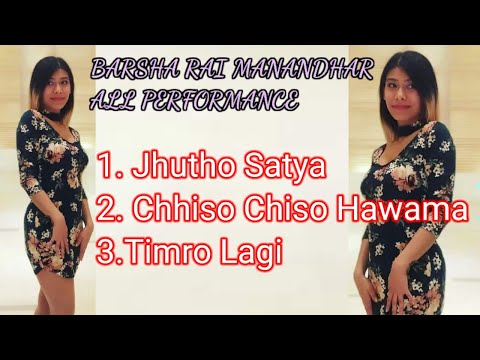 Barsha Manandhar All perfomance voice of nepal season 4