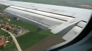 preview picture of video 'Skopje airport landing'