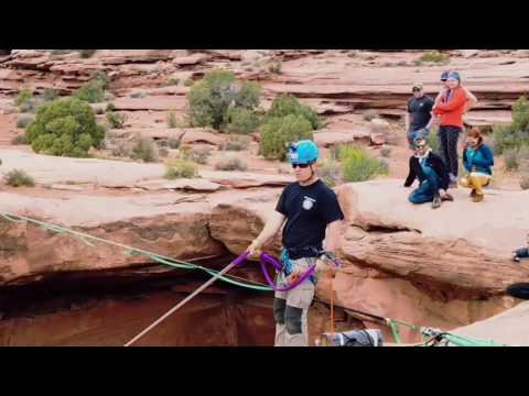 Barrel roll into the worlds coolest canyon rope swing