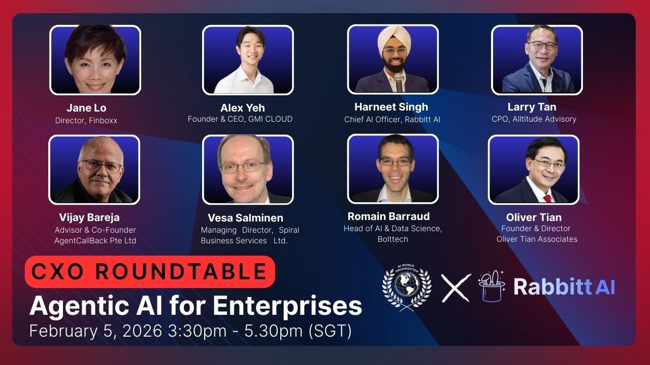 CXO Virtual Roundtable | Agentic AI for Enterprises