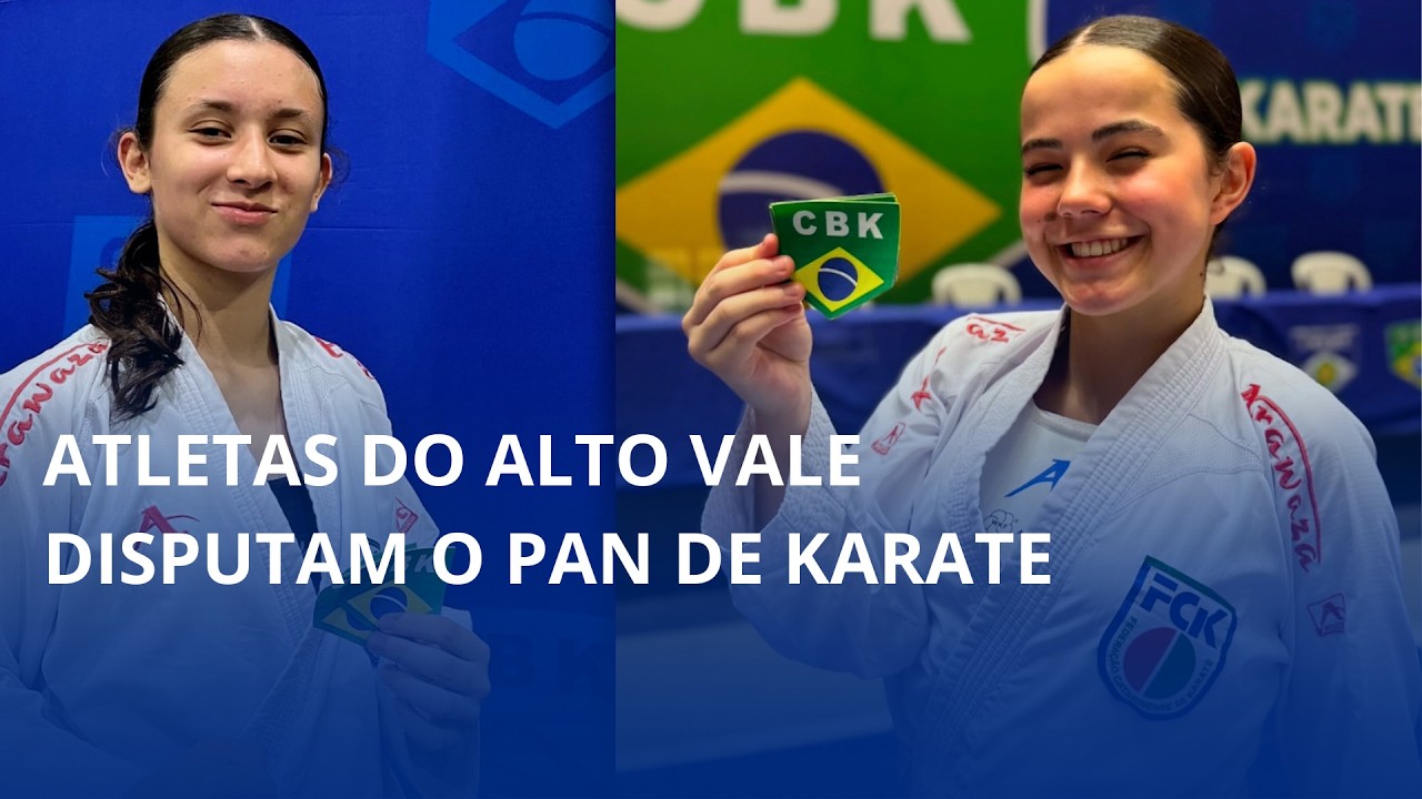 Atletas do Alto Vale disputam o Pan de Karate