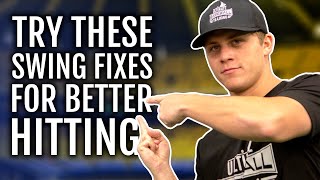 Try These Baseball Swing Fixes for BETTER Hitting!