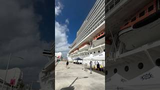 MSC Seaside docked in Nassau, Bahamas! #msccruises #mscseaside #cruise #cruiseship #cruiselife