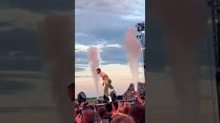 Dan Reynolds crazy energy at Imagine Dragons concert, Prague 05.06.2022