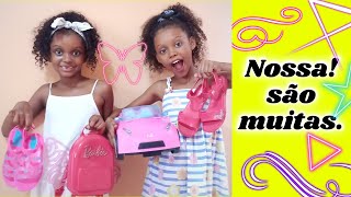 Compramos as novas sandlias da Barbie em uma compra divertida