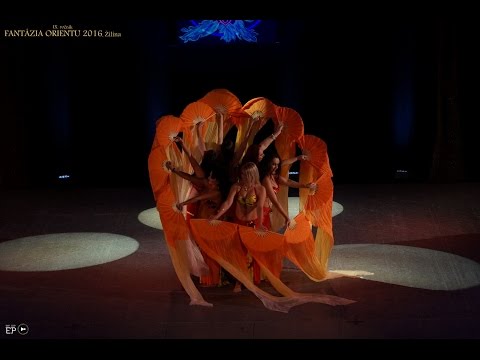 Fan veils bellydance - AMAR bellydance group, FANTÁZIA ORIENTU 2016