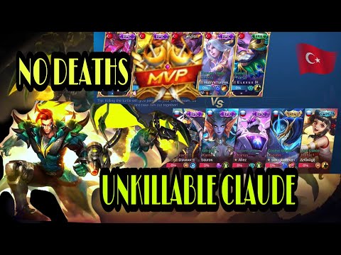 Unkillable Claude!!! | Claude Gameplay 2020 | Top Global Claude | No Deaths | Mobile Legends