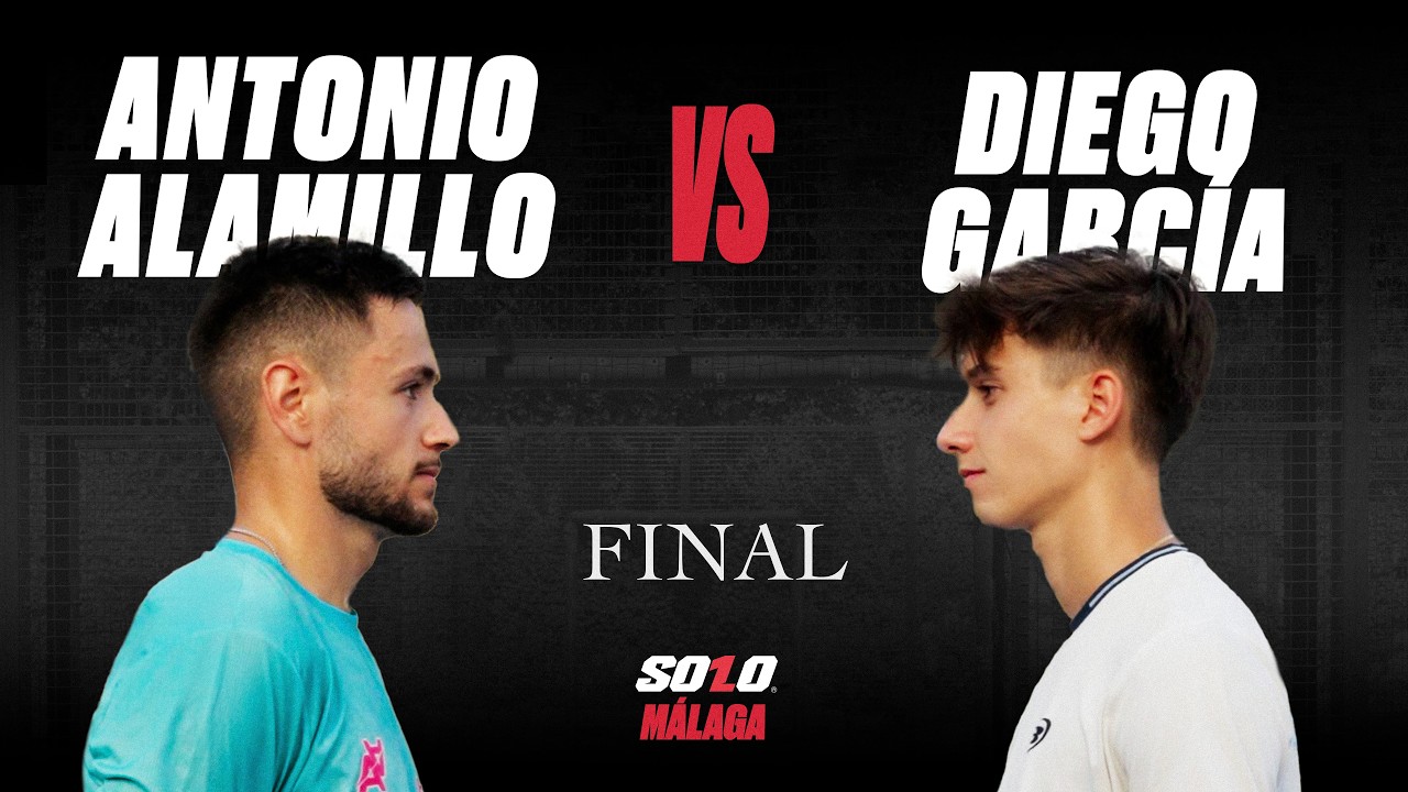Final Open 04 Málaga — Diego García vs Antonio Alamillo, cuarta chaqueta roja del SOLO Padel Tour