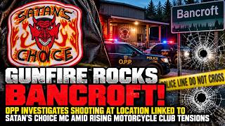 🚨 BREAKING NEWS GUNFIRE AT SATAN’S CHOICE MC LOCATION! BIKER WAR BREWING IN ONTARIO?
