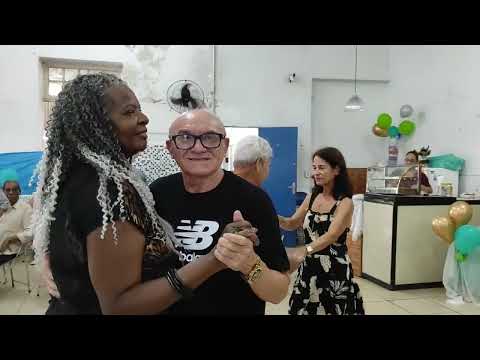 Baile Clube Ideal3Idade, Nélio Silva comandando o show e comemorando aniversário da Eunice, nos seus 96 anos!