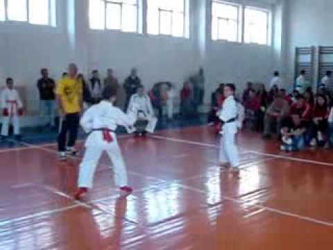 Rares ''The Snake'' Zarif (C.S.BUKYO Braila) - Kumite (finala) categ.12-13 ani .