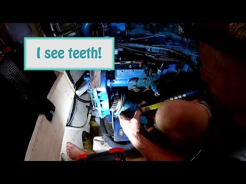 Perkins 4.236 Marine Diesel Engine: Raw Water Pump Removal and Re-installation