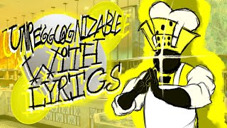 Cover art for unreggcognizable with lyrics