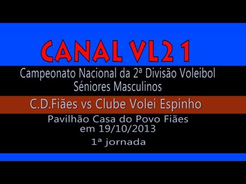 C.D. Fiães - Clube Volei Espinho ( 1.ª Jornada )