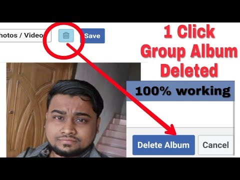 How To Delete Your Facebook Group's Album in 1 Click | Easy Hack Groups Tools Working 2018 Video