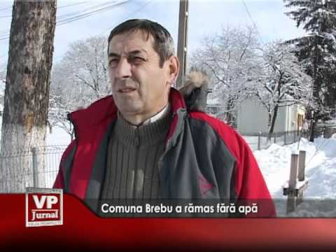 Comuna Brebu a rămas fără apă
